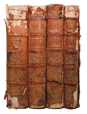 GALILEI, GALILEO. Opere.  4 vols.  1744